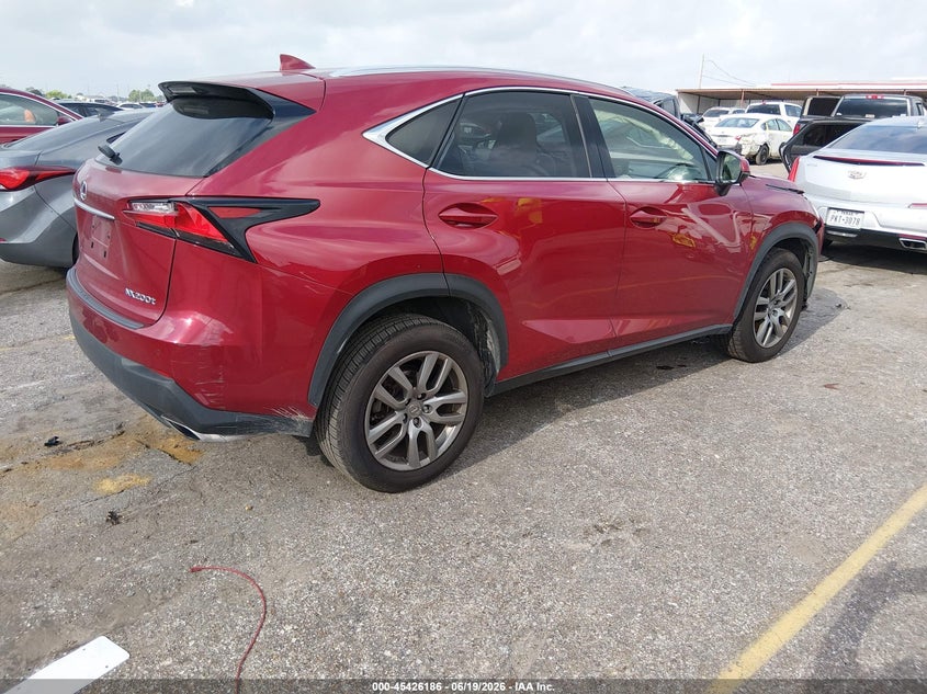 2016 Lexus Nx VIN JTJYARBZ8G2026809 IAAI salvage auction — FRONT END, Salvage (Texas), sold $3,700 on 2026-07-15 (photo 4)