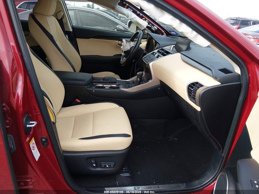 2016 Lexus Nx VIN JTJYARBZ8G2026809 IAAI salvage auction — FRONT END, Salvage (Texas), sold $3,700 on 2026-07-15 (photo 5)