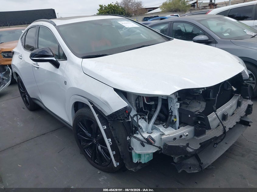 2024 Lexus Nx VIN 2T2KGCEZ6RC041485 IAAI salvage auction — FRONT END, Salvage Title, sold $22,600 on 2026-07-29 (photo 1)