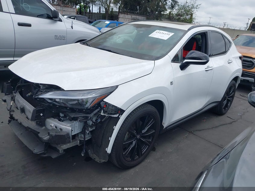 2024 Lexus Nx VIN 2T2KGCEZ6RC041485 IAAI salvage auction — FRONT END, Salvage Title, sold $22,600 on 2026-07-29 (photo 2)
