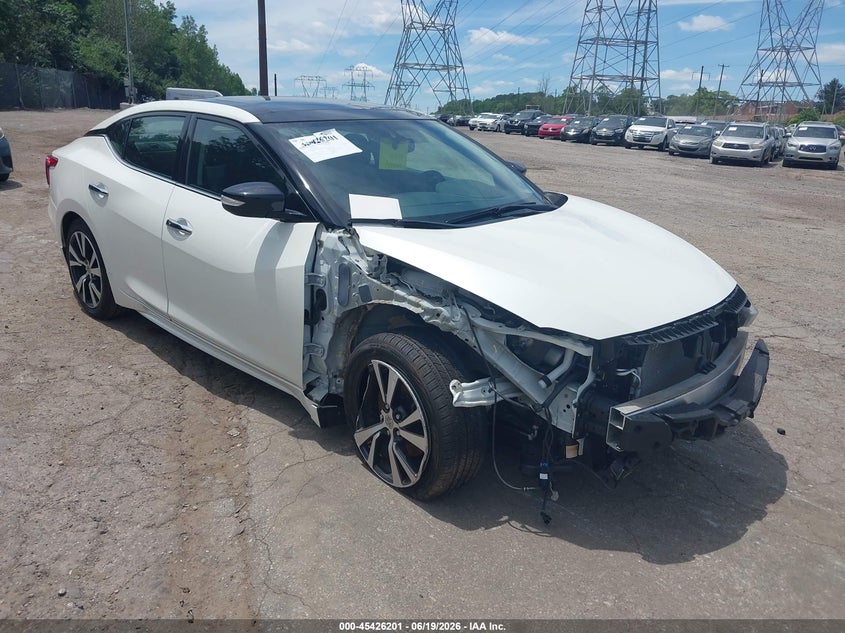 2017 Nissan Maxima VIN 1N4AA6AP0HC439957 IAAI salvage auction — RIGHT FRONT, Salvage Title, sold $3,000 on 2026-07-23 (photo 1)