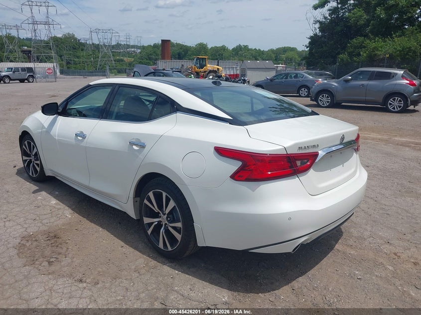 2017 Nissan Maxima VIN 1N4AA6AP0HC439957 IAAI salvage auction — RIGHT FRONT, Salvage Title, sold $3,000 on 2026-07-23 (photo 3)
