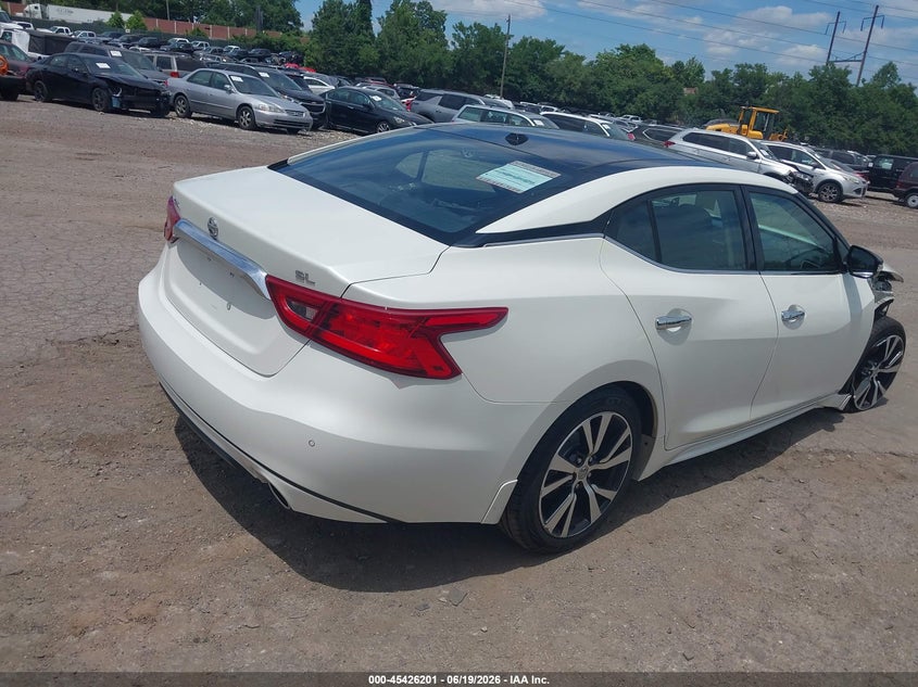 2017 Nissan Maxima VIN 1N4AA6AP0HC439957 IAAI salvage auction — RIGHT FRONT, Salvage Title, sold $3,000 on 2026-07-23 (photo 4)