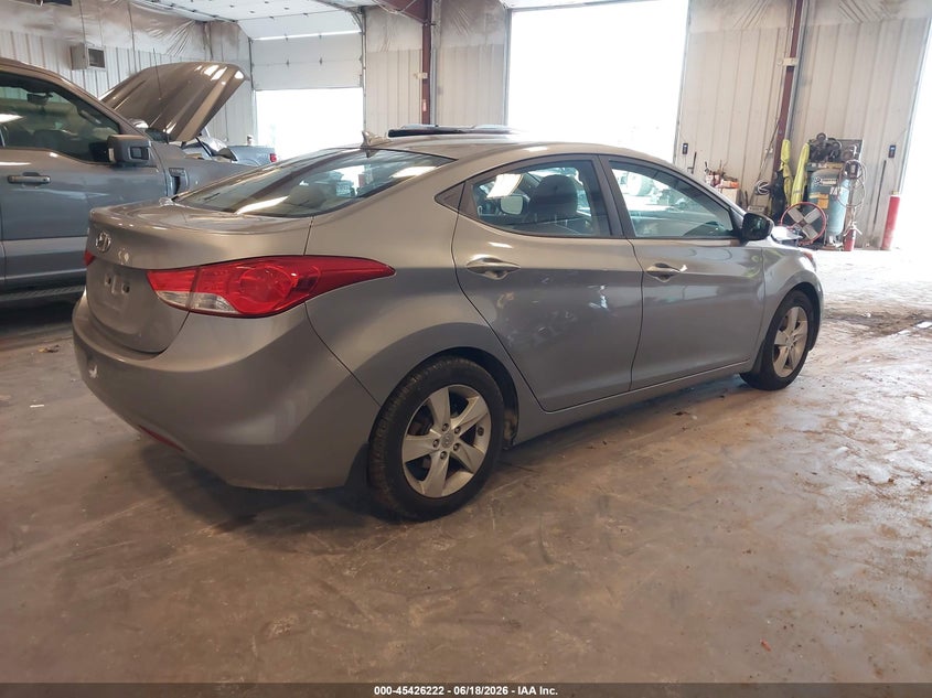 2013 Hyundai Elantra VIN KMHDH4AE4DU889956 IAAI salvage auction — FRONT END, Clear (Michigan), sold $900 on 2026-07-28 (photo 4)