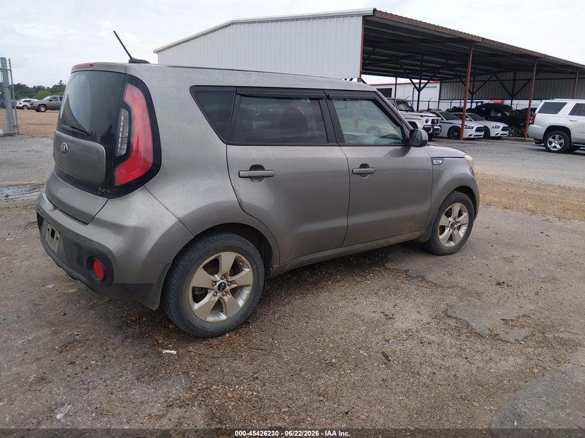 2017 Kia Soul VIN KNDJN2A23H7497050 IAAI salvage auction — NORMAL WEAR, Clear (Mississippi), sold $800 on 2026-08-01 (photo 4)