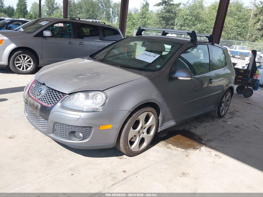 2009 Volkswagen Gti VIN WVWED71K09W134763 IAAI salvage auction — RIGHT FRONT, Bill Of Sale (Washington), sold $700 on 2026-07-11 (photo 2)
