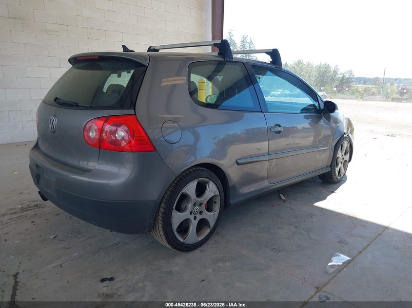 2009 Volkswagen Gti VIN WVWED71K09W134763 IAAI salvage auction — RIGHT FRONT, Bill Of Sale (Washington), sold $700 on 2026-07-11 (photo 4)