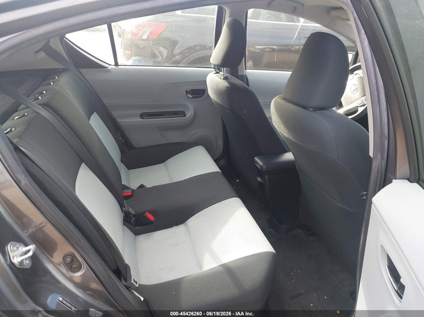 2013 Toyota Prius c VIN JTDKDTB34D1040619 IAAI salvage auction — RIGHT REAR, Salvage Title, sold $2,225 on 2026-07-20 (photo 8)