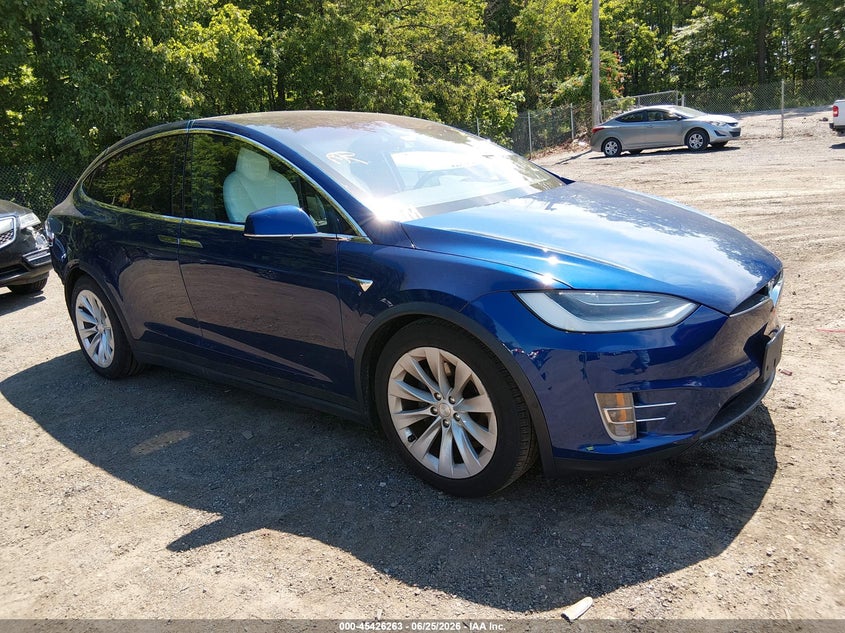 2020 Tesla Model x VIN 5YJXCBE28LF234162 IAAI salvage auction — REAR END, Salvage - 75% Or Less (Maryland), sold $15,300 on 2026-07-09 (photo 1)