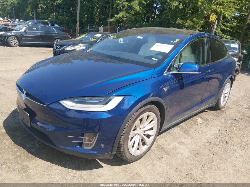 2020 Tesla Model x VIN 5YJXCBE28LF234162 IAAI salvage auction — REAR END, Salvage - 75% Or Less (Maryland), sold $15,300 on 2026-07-09 (photo 2)
