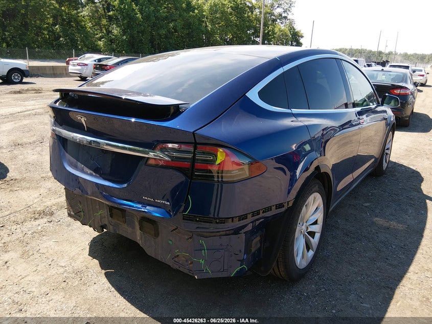 2020 Tesla Model x VIN 5YJXCBE28LF234162 IAAI salvage auction — REAR END, Salvage - 75% Or Less (Maryland), sold $15,300 on 2026-07-09 (photo 4)