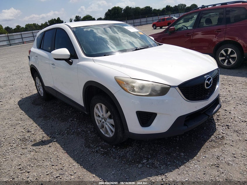 2014 Mazda Cx-5 VIN JM3KE2BE8E0337531 IAAI salvage auction — LEFT SIDE, Clear (Arkansas), sold $600 on 2026-07-29 (photo 1)