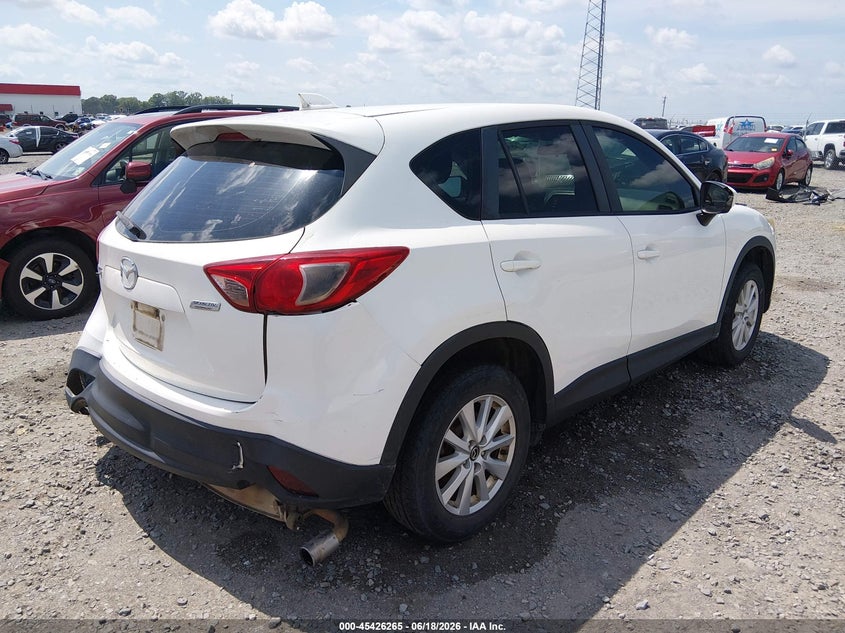 2014 Mazda Cx-5 VIN JM3KE2BE8E0337531 IAAI salvage auction — LEFT SIDE, Clear (Arkansas), sold $600 on 2026-07-29 (photo 4)