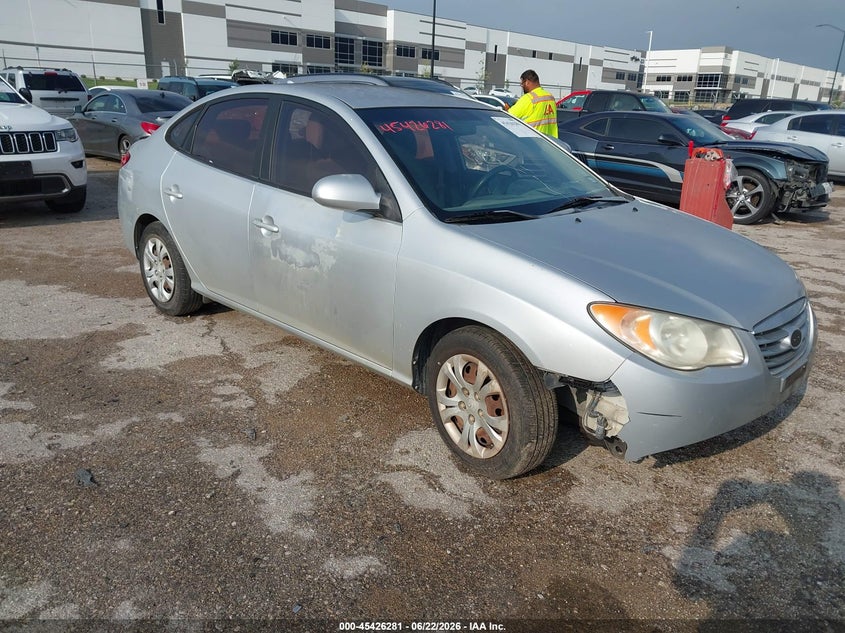 2010 Hyundai Elantra VIN KMHDU4AD8AU890526 IAAI salvage auction — FRONT & REAR, Salvage (Texas), sold $25 on 2026-07-28 (photo 1)