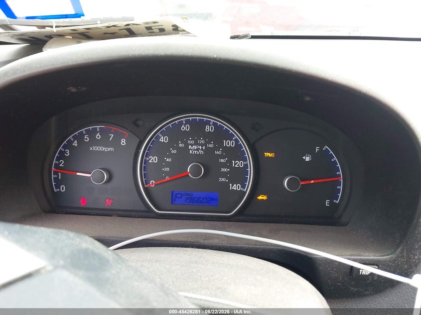 2010 Hyundai Elantra VIN KMHDU4AD8AU890526 IAAI salvage auction — FRONT & REAR, Salvage (Texas), sold $25 on 2026-07-28 (photo 7)