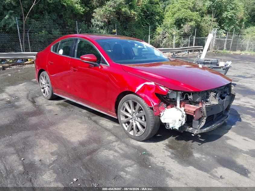 2019 Mazda 3 VIN 3MZBPAEM9KM100682 IAAI salvage auction — FRONT END, Salvage (North Carolina), sold $2,500 on 2026-07-22 (photo 1)