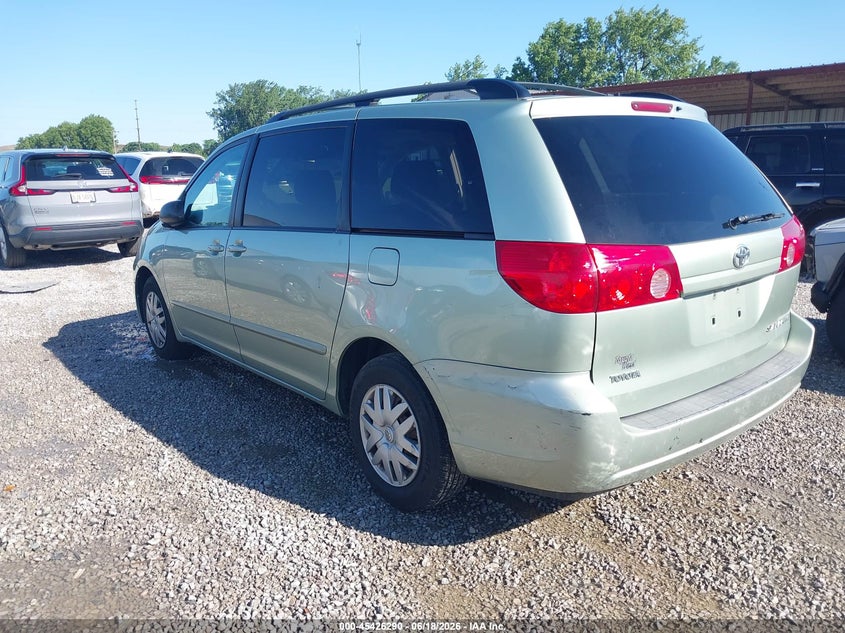 2007 Toyota Sienna VIN 5TDZK23C87S096647 IAAI salvage auction — NORMAL WEAR, Original (Ohio), sold $550 on 2026-08-21 (photo 3)