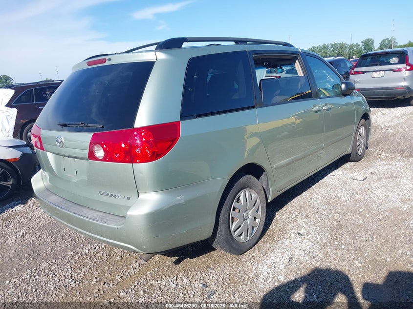 2007 Toyota Sienna VIN 5TDZK23C87S096647 IAAI salvage auction — NORMAL WEAR, Original (Ohio), sold $550 on 2026-08-21 (photo 4)