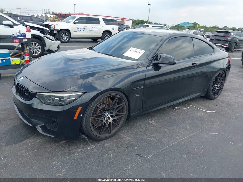 2018 BMW M4 VIN WBS4Y9C5XJAA85376 IAAI salvage auction — WATER/FLOOD, Rebuildable (Florida), sold $15,500 on 2026-07-30 (photo 2)