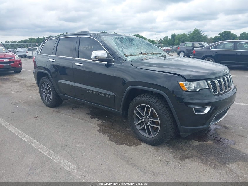 2019 Jeep Grand cherokee VIN 1C4RJFBG5KC689343 IAAI salvage auction — ROOF, Clear (Indiana), sold $2,700 on 2026-07-18 (photo 1)