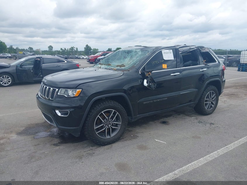 2019 Jeep Grand cherokee VIN 1C4RJFBG5KC689343 IAAI salvage auction — ROOF, Clear (Indiana), sold $2,700 on 2026-07-18 (photo 2)