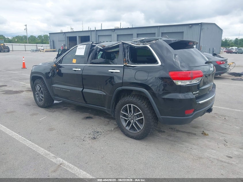 2019 Jeep Grand cherokee VIN 1C4RJFBG5KC689343 IAAI salvage auction — ROOF, Clear (Indiana), sold $2,700 on 2026-07-18 (photo 3)