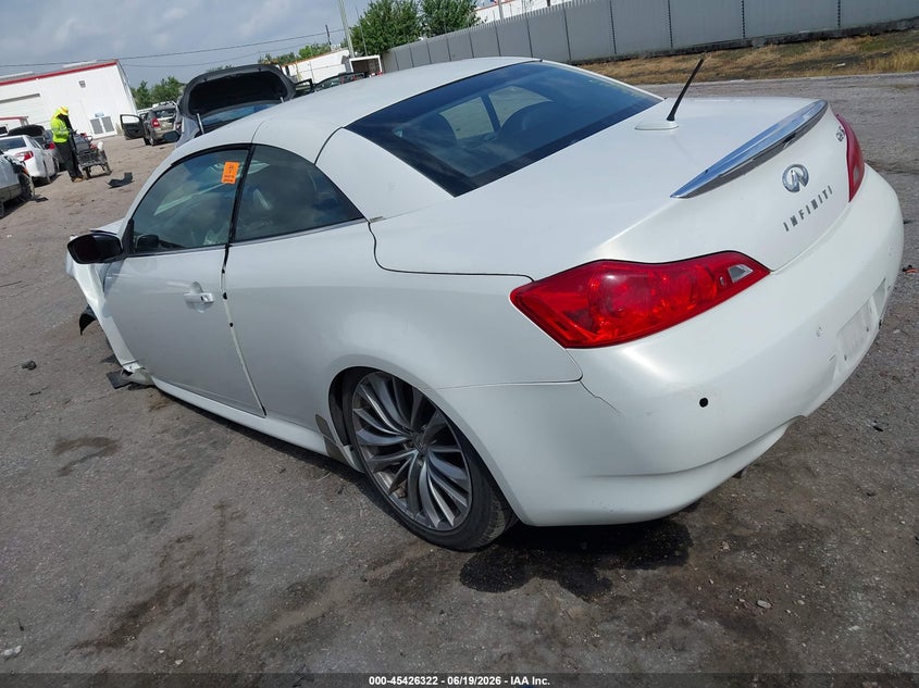 2011 Infiniti G37 VIN JN1CV6FE6BM950415 IAAI salvage auction — LEFT FRONT, Salvage (Texas), sold $575 on 2026-07-29 (photo 3)