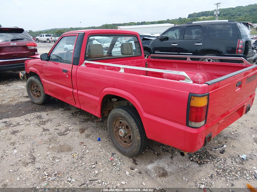 1992 Mazda B series VIN JM2UF1132N0285642 IAAI salvage auction — RIGHT FRONT, Clear (Arkansas), sold $425 on 2026-07-30 (photo 3)
