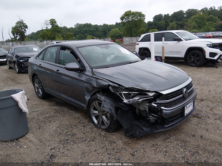 2024 Volkswagen Jetta VIN 3VW7M7BU6RM046550 IAAI salvage auction — FRONT END, Wait Title, sold $5,700 on 2026-09-01 (photo 1)