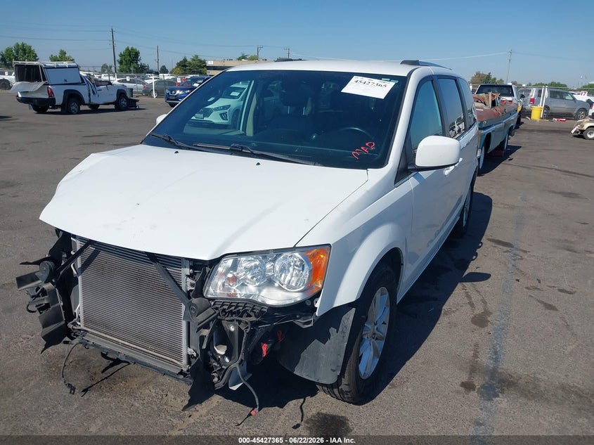 2019 Dodge Caravan VIN 2C4RDGCG9KR691051 IAAI salvage auction — RIGHT FRONT, Salvage (California), sold $1,600 on 2026-07-05 (photo 2)