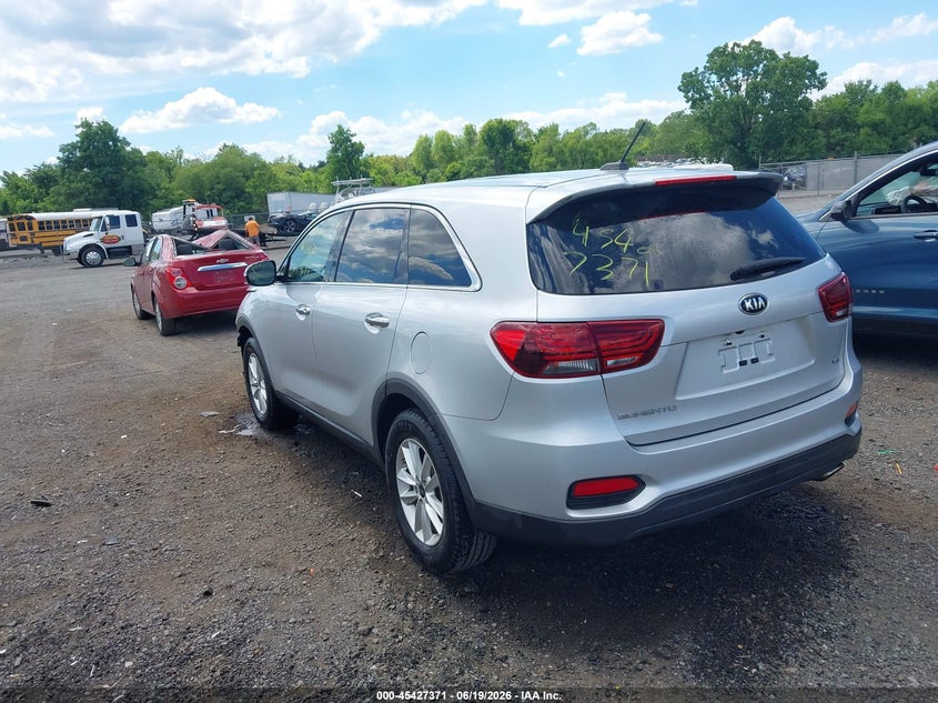 2019 Kia Sorento VIN 5XYPG4A59KG512428 IAAI salvage auction — FRONT END, Clear (Virginia), sold $2,000 on 2026-08-02 (photo 3)