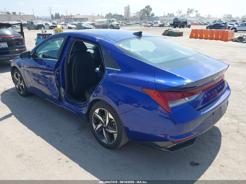 2023 Hyundai Elantra VIN KMHLN4AJ5PU074672 IAAI salvage auction — LEFT SIDE, Salvage (California), sold $6,300 on 2026-07-29 (photo 3)