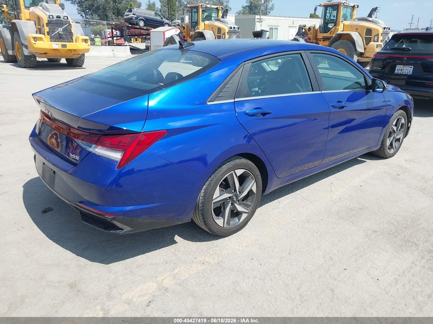 2023 Hyundai Elantra VIN KMHLN4AJ5PU074672 IAAI salvage auction — LEFT SIDE, Salvage (California), sold $6,300 on 2026-07-29 (photo 4)