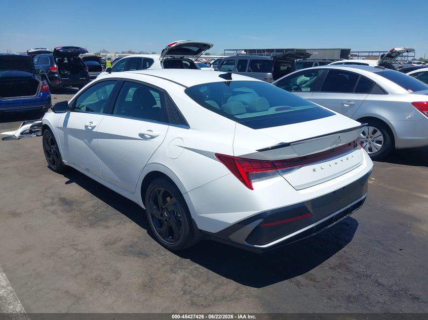 2026 Hyundai Elantra VIN KMHLS4DGXTU169344 IAAI salvage auction — FRONT END, Salvage Title, sold $8,600 on 2026-07-28 (photo 3)