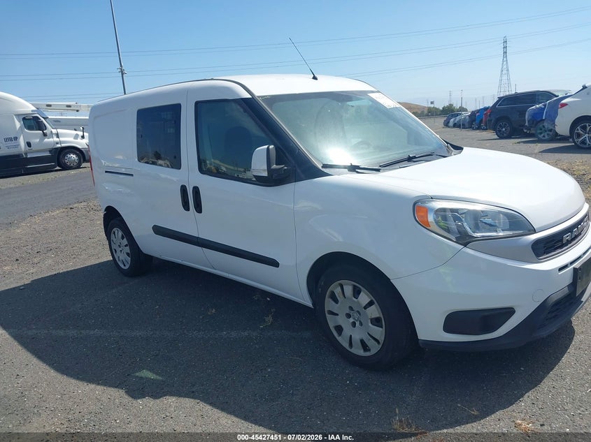 2019 Ram Promaster city VIN ZFBHRFBB3K6L88676 IAAI salvage auction — REAR END, Salvage (California), sold $3,600 on 2026-07-20 (photo 1)