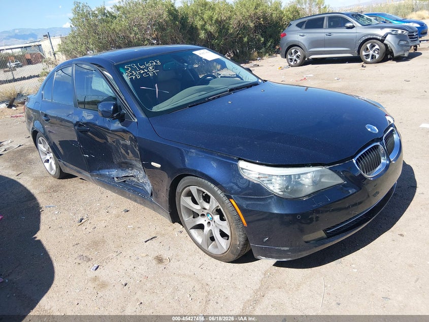 2009 BMW 5 series VIN WBANW13589C161142 IAAI salvage auction — LEFT FRONT, Salvage (Arizona), sold $650 on 2026-07-09 (photo 1)