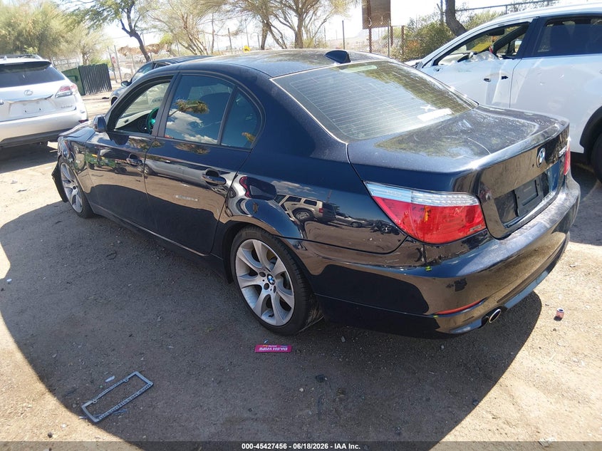 2009 BMW 5 series VIN WBANW13589C161142 IAAI salvage auction — LEFT FRONT, Salvage (Arizona), sold $650 on 2026-07-09 (photo 3)