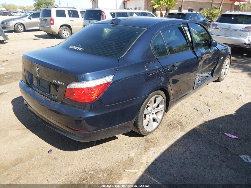 2009 BMW 5 series VIN WBANW13589C161142 IAAI salvage auction — LEFT FRONT, Salvage (Arizona), sold $650 on 2026-07-09 (photo 4)