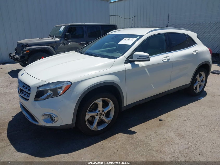 2018 Mercedes-benz Gla-klasse VIN WDCTG4EB4JJ443252 IAAI salvage auction — RIGHT FRONT, Salvage (California), sold $5,850 on 2026-07-27 (photo 2)