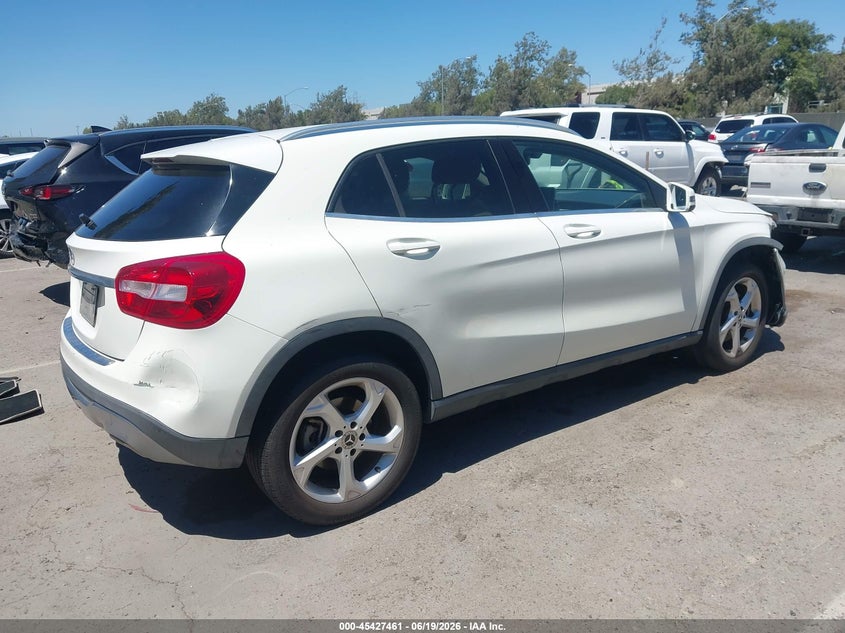 2018 Mercedes-benz Gla-klasse VIN WDCTG4EB4JJ443252 IAAI salvage auction — RIGHT FRONT, Salvage (California), sold $5,850 on 2026-07-27 (photo 4)