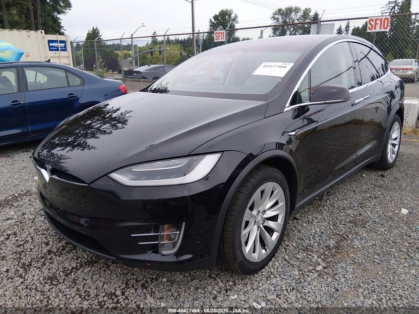 2018 Tesla Model x VIN 5YJXCBE21JF109453 IAAI salvage auction — REAR END, Bill Of Sale (Washington), sold $9,000 on 2026-07-08 (photo 2)