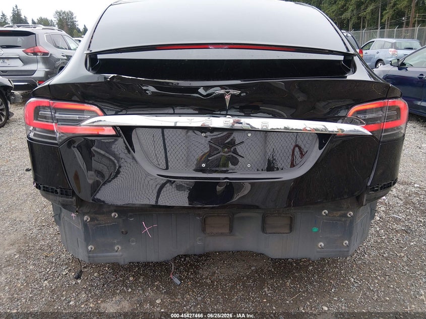 2018 Tesla Model x VIN 5YJXCBE21JF109453 IAAI salvage auction — REAR END, Bill Of Sale (Washington), sold $9,000 on 2026-07-08 (photo 6)