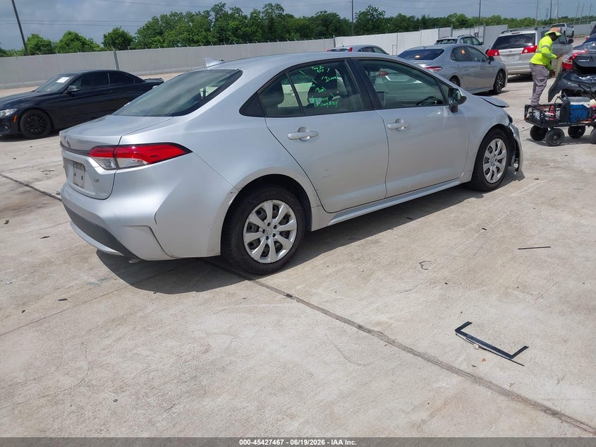 2021 Toyota Corolla VIN JTDEPMAE4MJ144220 IAAI salvage auction — FRONT END, Salvage (Texas), sold $3,450 on 2026-07-10 (photo 4)