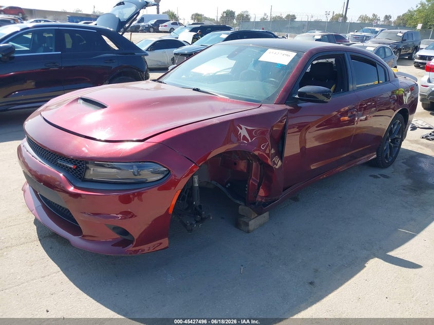 2019 Dodge Charger VIN 2C3CDXHG8KH545216 IAAI salvage auction — LEFT FRONT, Salvage Title, sold $2,700 on 2026-08-24 (photo 2)