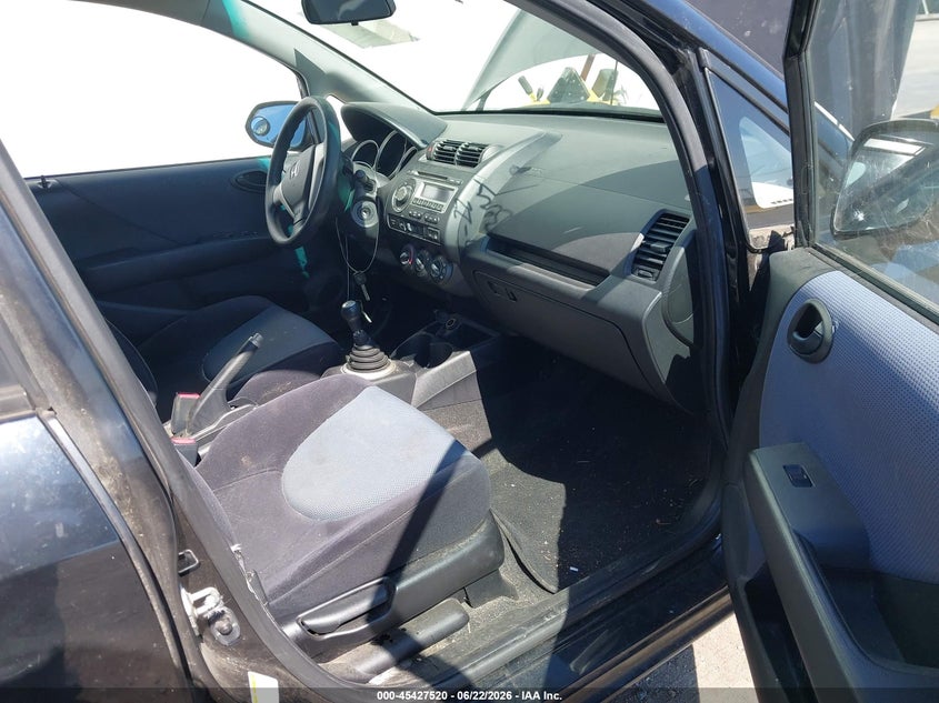2008 Honda Fit VIN JHMGD37458S043924 IAAI salvage auction — LEFT REAR, Salvage (California), sold $700 on 2026-07-09 (photo 5)