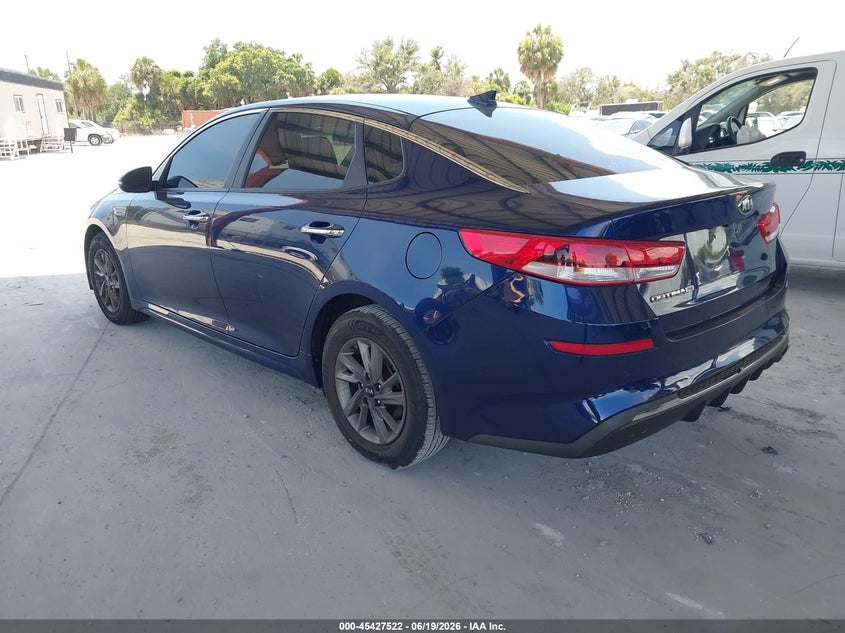 2020 Kia Optima VIN 5XXGT4L34LG416137 IAAI salvage auction — NORMAL WEAR, Clear (Florida), sold $3,450 on 2026-07-21 (photo 3)