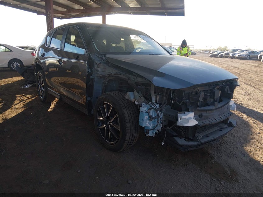 2018 Mazda Cx-5 VIN JM3KFACM7J0401680 IAAI salvage auction — RIGHT FRONT, Salvage Title, sold $3,400 on 2026-07-28 (photo 1)