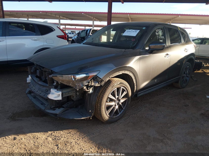 2018 Mazda Cx-5 VIN JM3KFACM7J0401680 IAAI salvage auction — RIGHT FRONT, Salvage Title, sold $3,400 on 2026-07-28 (photo 2)
