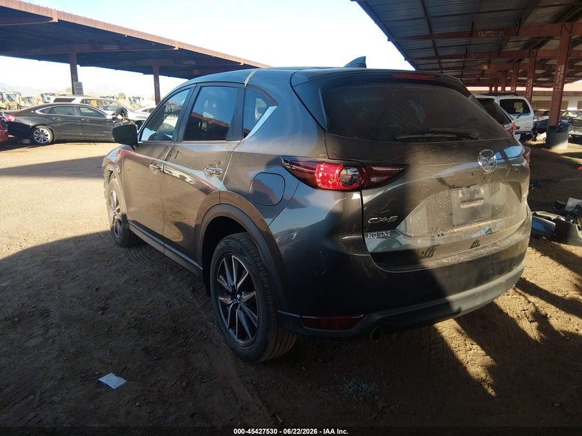 2018 Mazda Cx-5 VIN JM3KFACM7J0401680 IAAI salvage auction — RIGHT FRONT, Salvage Title, sold $3,400 on 2026-07-28 (photo 3)