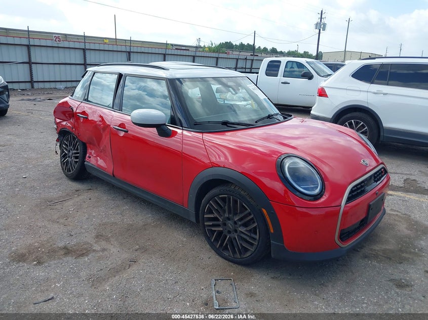 2025 Mini Hard top VIN WMW53GD03S2W38991 IAAI salvage auction — SIDE, Wait Title, sold $8,100 on 2026-08-13 (photo 1)